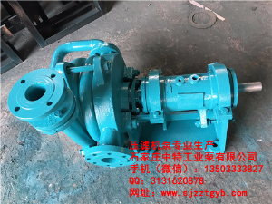 125ZJW-II专用入料加压杂质泵的使用